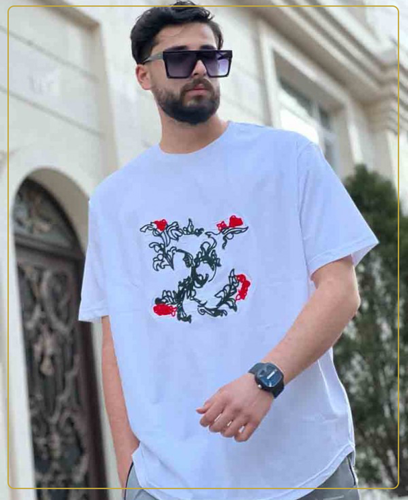 تیشرت گل دار