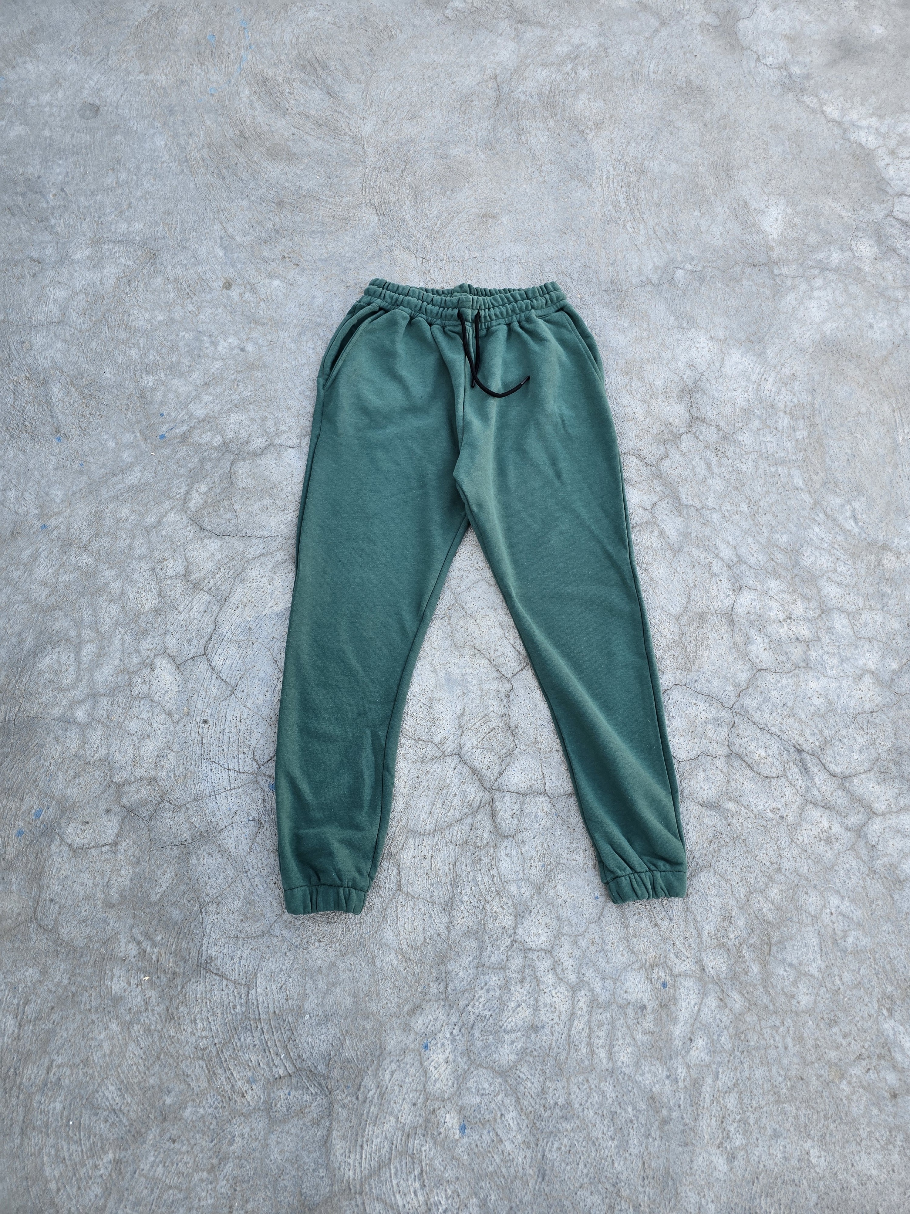 شلوار جاگر ساده مردانه سبز روشن کد 2030