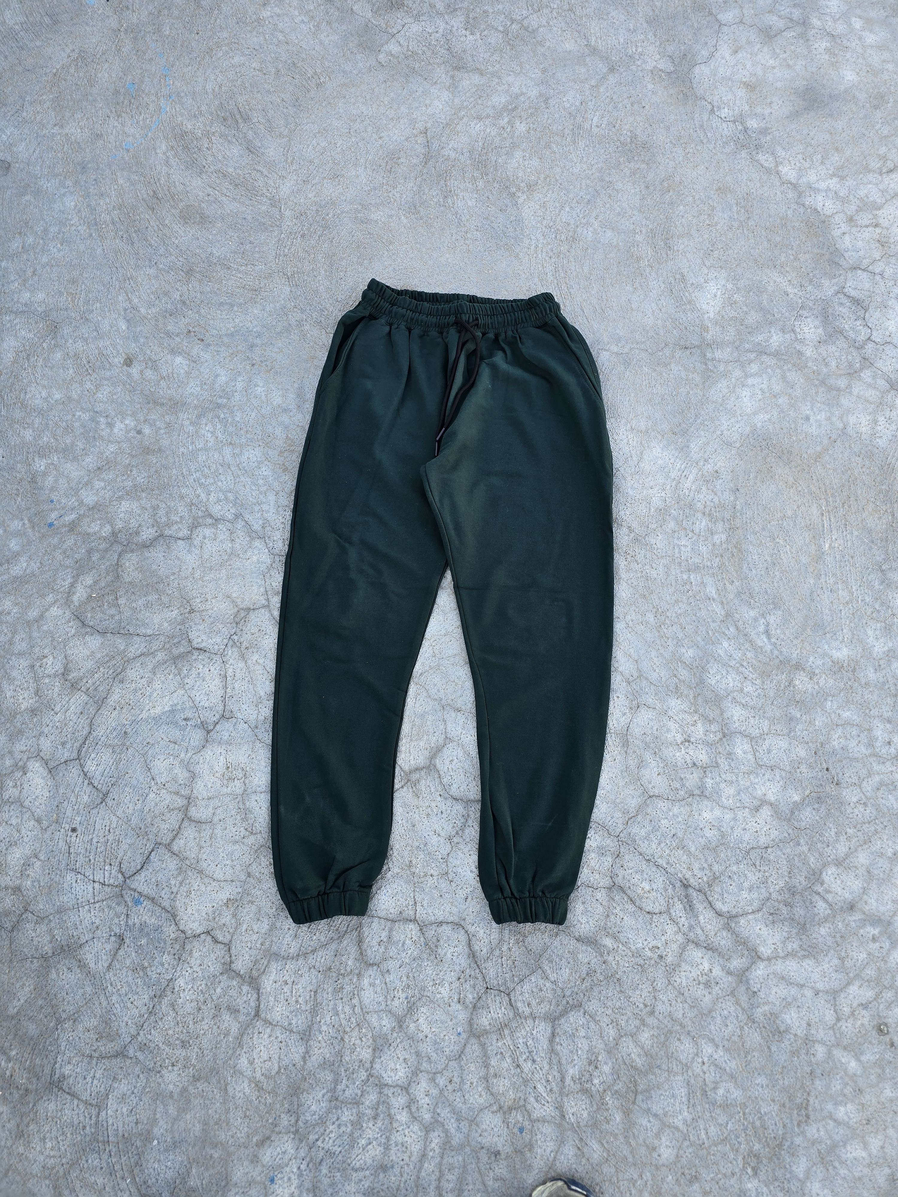 شلوار جاگر ساده مردانه سبز روشن کد 2030