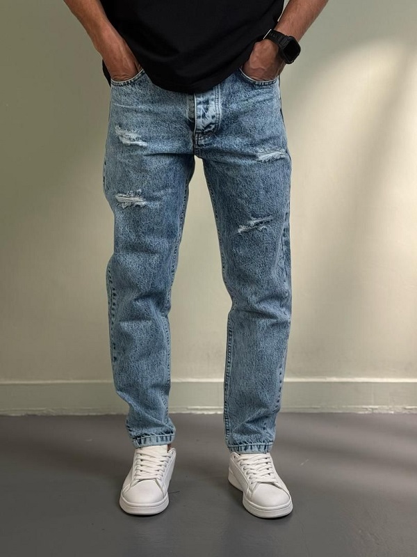 شلوار، شلوار جین،شلوار جین مام فیت مردانه،شلوار لی،شلوار مام فیت