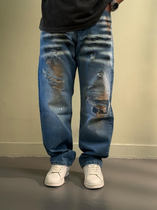 شلوار،شلوار جین،شلوار جین بگ مردانه،شلوار جین بگ پسرانه،شلوار بگ