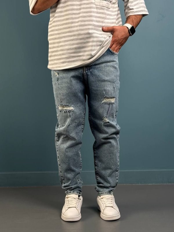 شلوار، شلوار جین،شلوار جین مام فیت مردانه،شلوار جین پسرانه،شلوار اسپرت