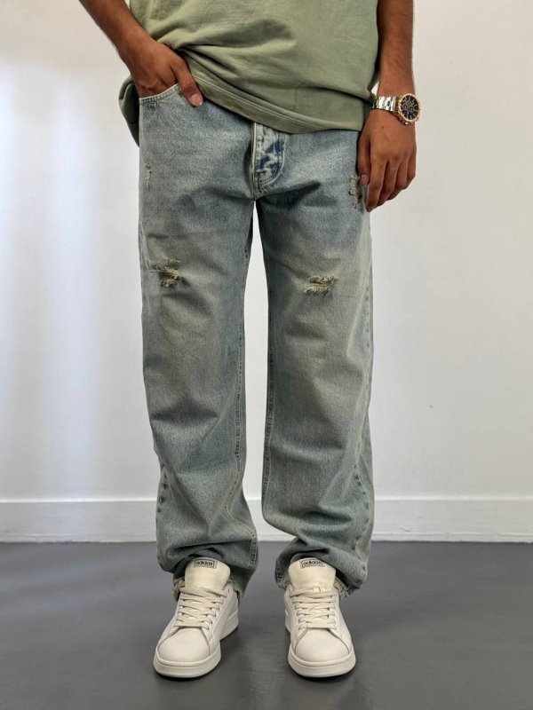 شلوار، شلوار جین،شلوار جین نیم بگ مردانه،شلوار لی،شلوار نیم بگ