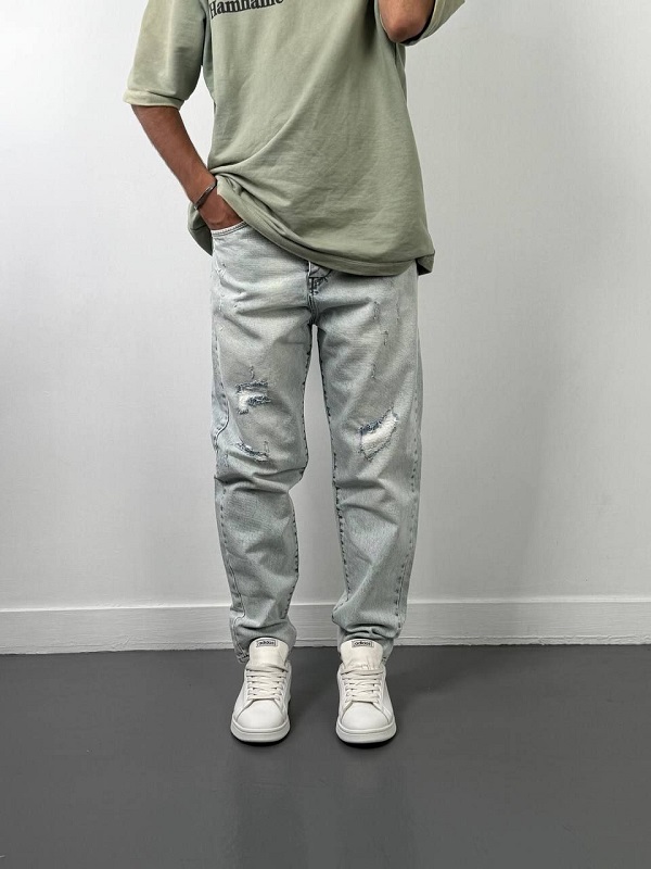 شلوار، شلوار جین،شلوار جین مام فیت مردانه،شلوار لی،شلوار مام فیت