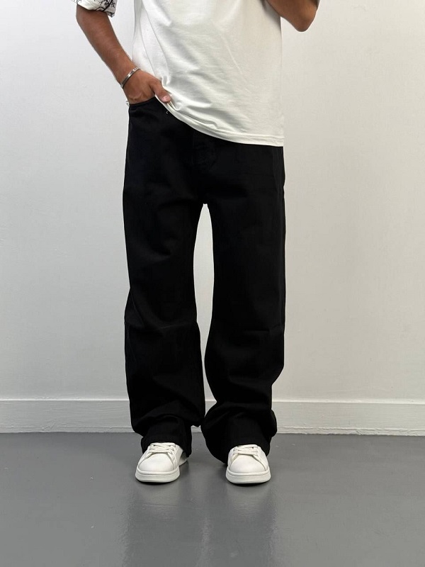 شلوار،شلوار جین،شلوار جین بگ مردانه،شلوار جین بگ پسرانه،شلوار نیم بگ