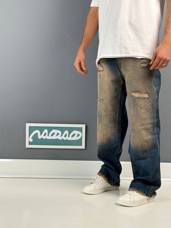 شلوار،شلوار جین،شلوار جین بگ مردانه،شلوار جین بگ پسرانه،شلوار بگ