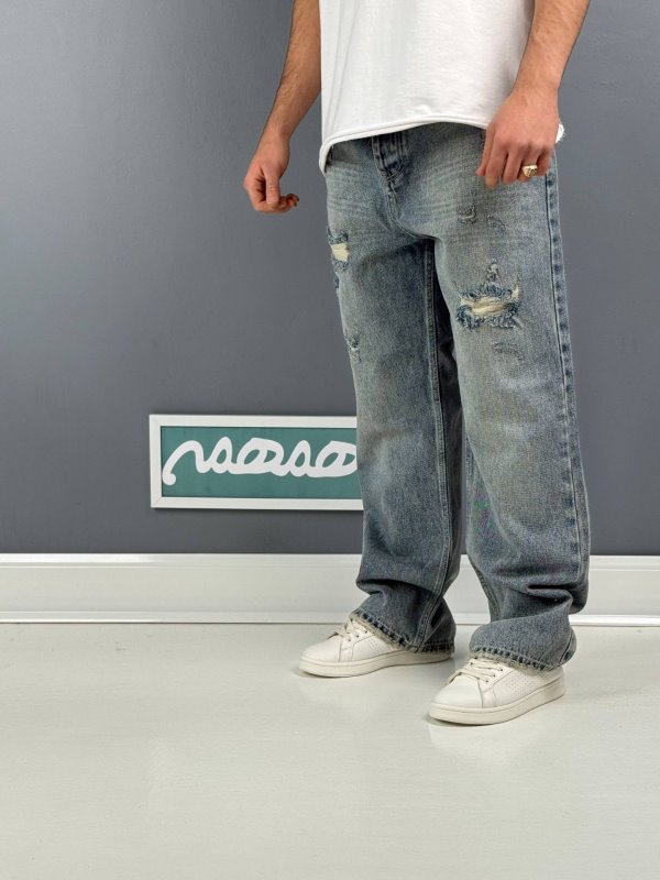 شلوار نیم بگ،شلوار مردانه نیم بگ،شلوار جین نیم بگ،شلوار نیم بگ مردانه