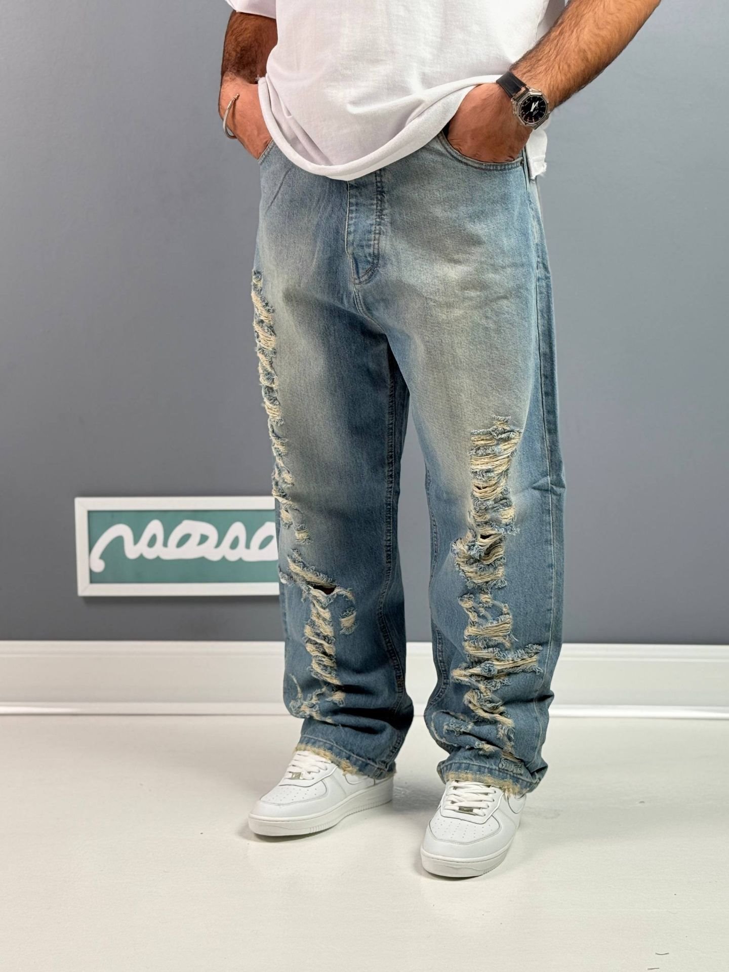 شلوار فول بگ،شلوار جین بگ،شلوار بگ،شلوار بگ مردانه،شلوار بگ پسرانه