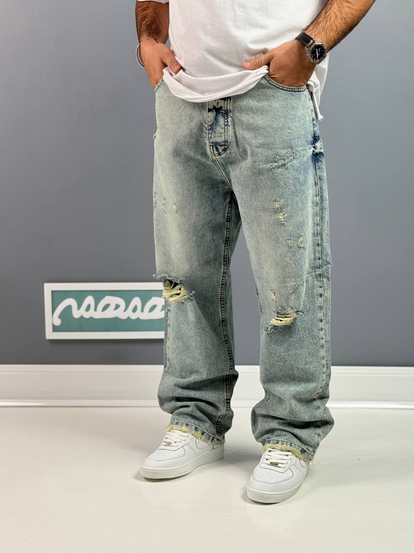 شلوار فول بگ،شلوار جین بگ،شلوار بگ،شلوار بگ مردانه،شلوار بگ پسرانه