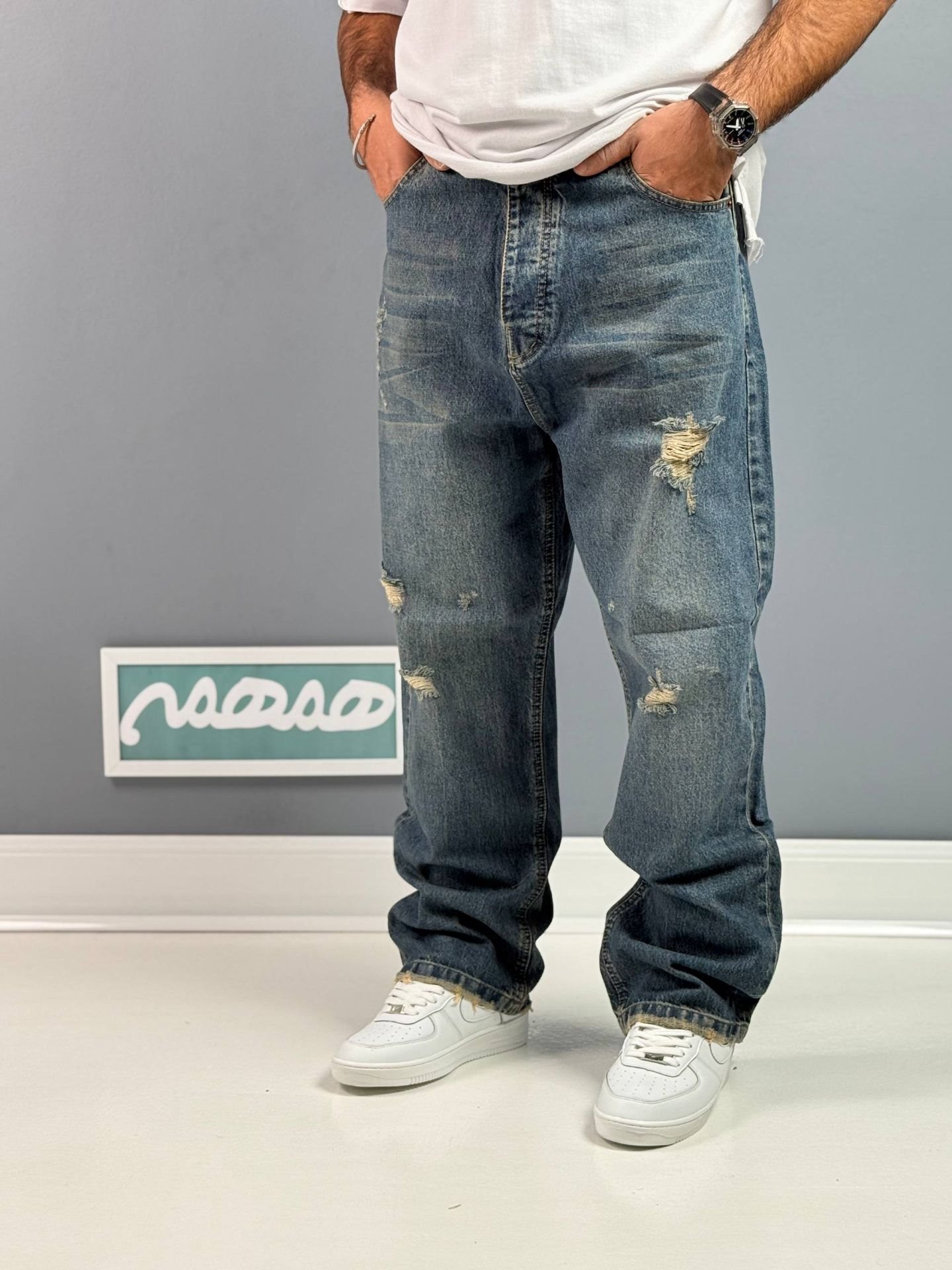 شلوار فول بگ،شلوار جین بگ،شلوار بگ،شلوار بگ مردانه،شلوار بگ پسرانه