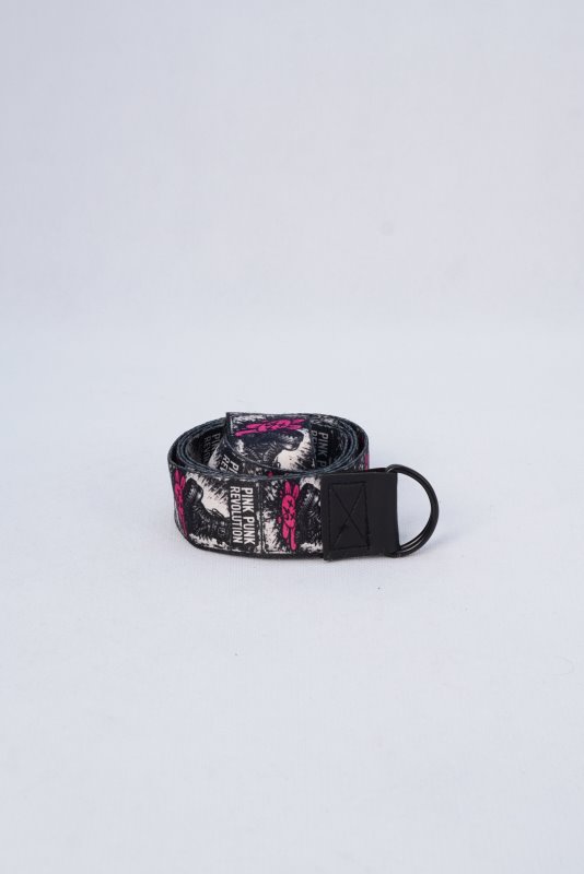 کمربند مردانه طرح دار PINK PUNK مشکی کد 1242137