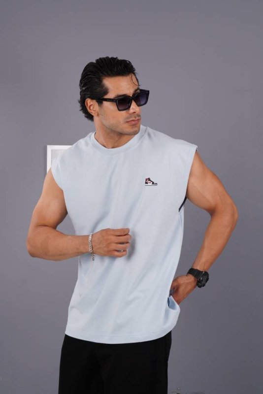 وست مردانه طرح دار چاپی کد 600840