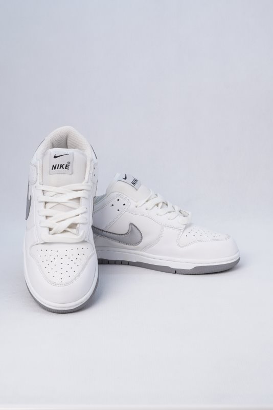 کتونی مردانه NIKE NEW سفید طوسی کد 258121