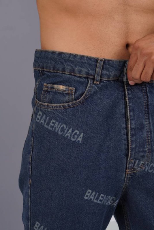 شلوار جین بوتکات مردانه آبی BALENCIAGA کد 206355/7