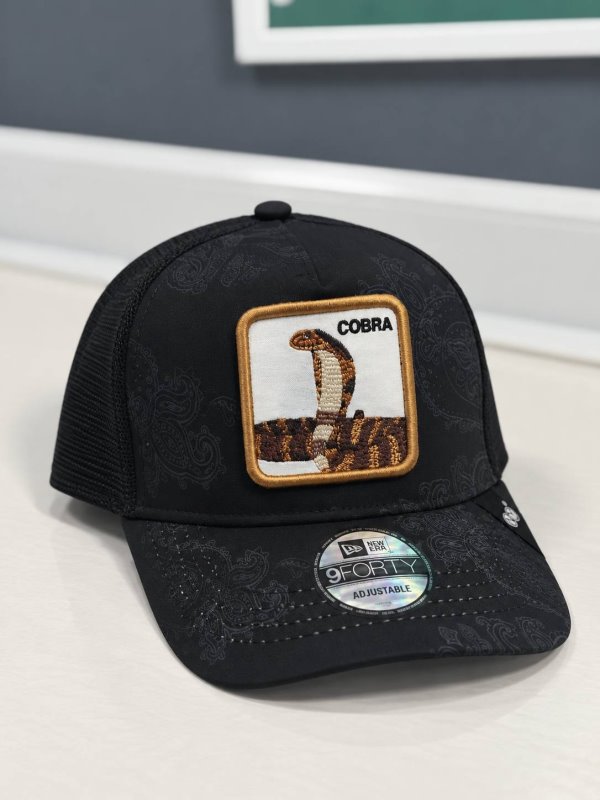 کلاه یونیسکس گورین طرح COBRA مشکی کد 127701
