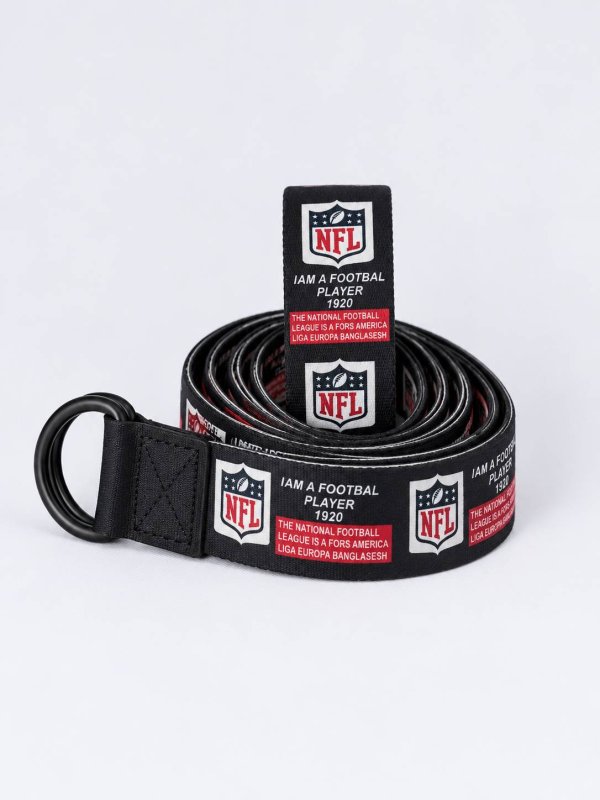 کمربند مردانه طرحدار NFL قرمز کد 1242180