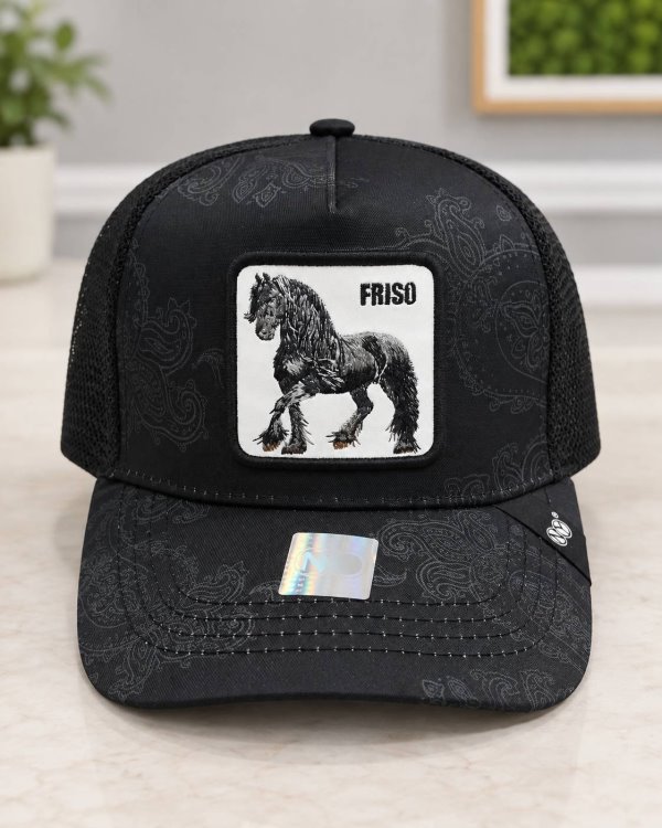 کلاه یونیسکس گورین طرح FRISO مشکی کد 127707