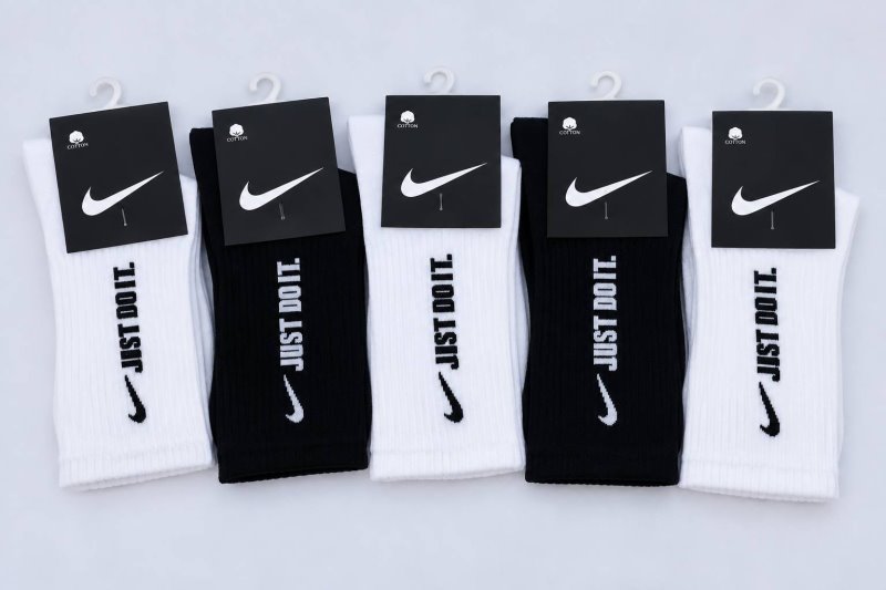جوراب ساقدار طرح JUST DO IT کد 1260142