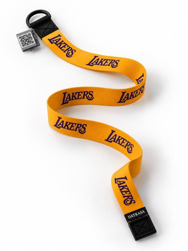 کمربند مردانه طرح LAKERS زرد کد 1242192