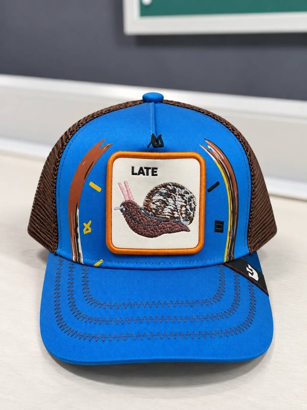 کلاه یونیسکس گورین طرح LATE آبی کد 127713