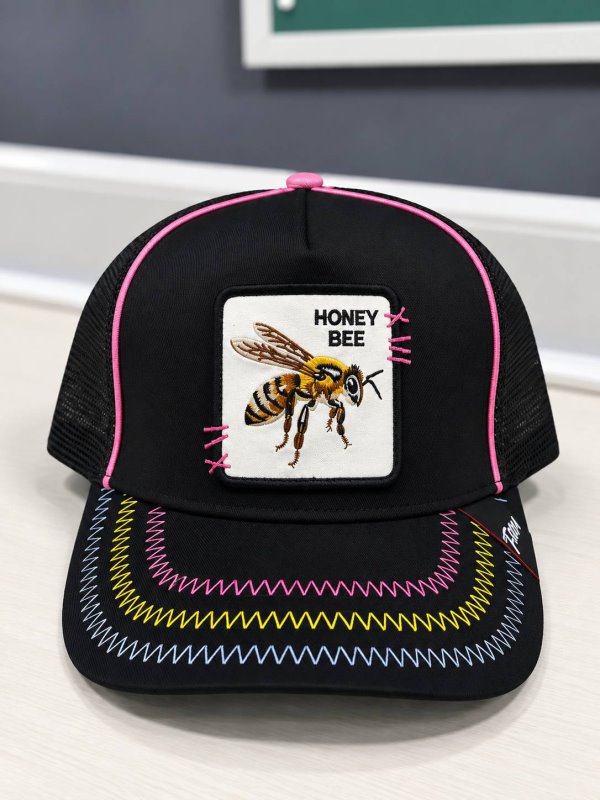 کلاه یونیسکس گورین طرح HONEY BEE مشکی کد 127716
