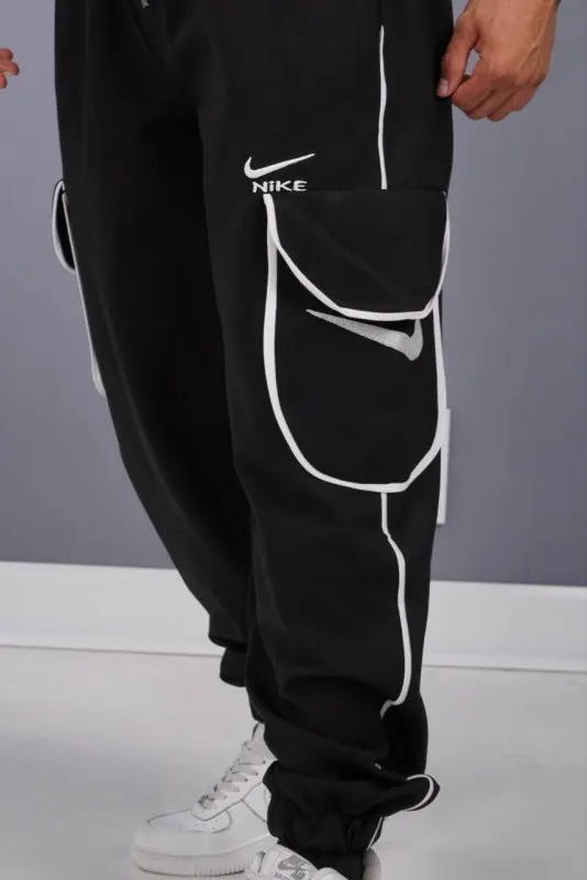 شلوار اسلش جاگر NIKE مشکی — تصویر ۲
