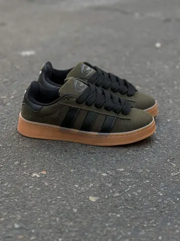 کتونی ونس مردانه ADIDAS CAMPUS سبز خط مشکی کد 2447