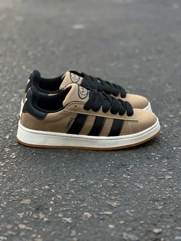 کتونی ونس مردانه ADIDAS CAMPUS کرم خط مشکی کد 2447