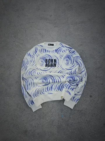 دورس مردانه طرح دار BORN AGAIN سفید کد 309406