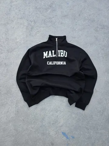 دورس مردانه نیم زیپ MALIBU مشکی کد 309418