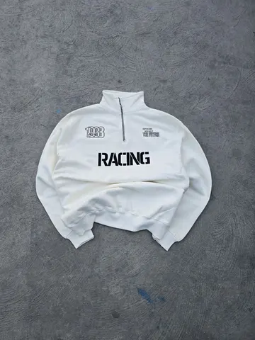 دورس مردانه نیم زیپ RACING سفید کد 309418