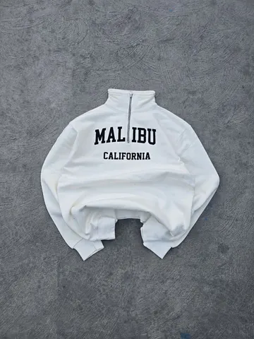 دورس مردانه نیم زیپ MALIBU سفید کد 309418
