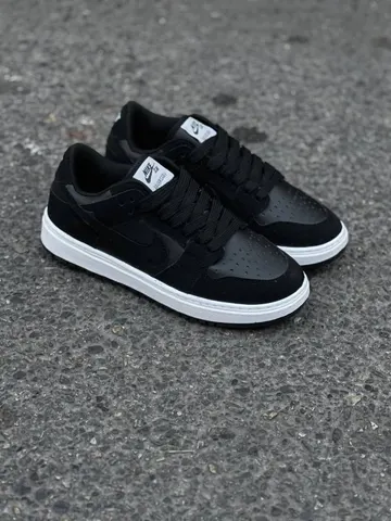 کتونی مردانه NIKE SB مشکی خط سفید کد 250101