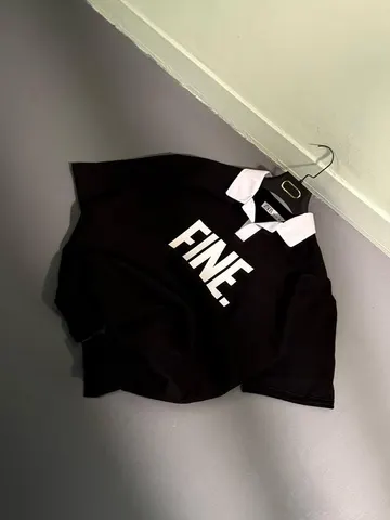 پولوشرت مردانه FINE مشکی کد 218138