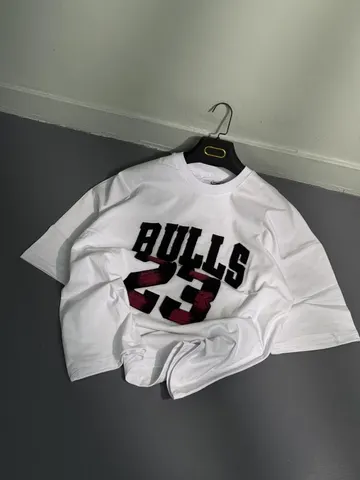 تیشرت مردانه BULLS 23 سفید کد 218113
