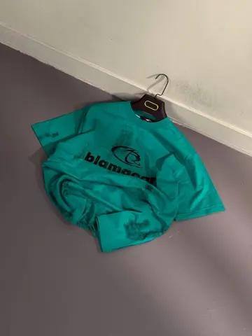 تیشرت مردانه طرح BLAMACAR سبز پاستیلی کد 217633