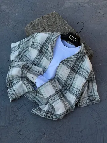پیراهن مراکشی مردانه سفید کد 218501