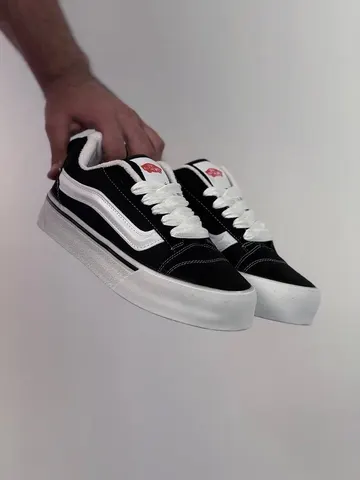 کتونی مردانه VANS WALL مشکی زیره سفید کد 256702