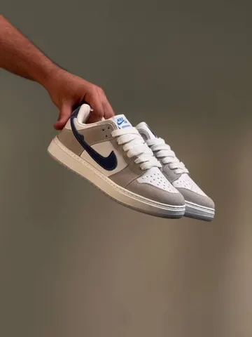 کتونی مردانه NIKE SB سفید نایک سرمه ای کد 256401