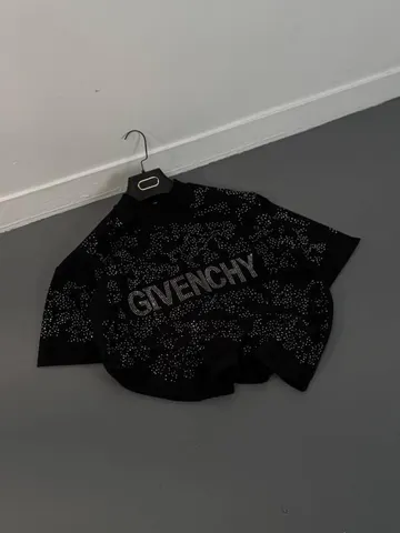 تیشرت مردانه نگین دار GIVENCHY مشکی 218247