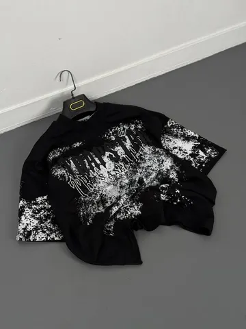 تیشرت مردانه طرح TRAPSTAR مشکی کد 218262