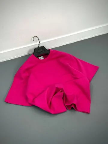تیشرت مردانه ساده سرخابی کد 217667