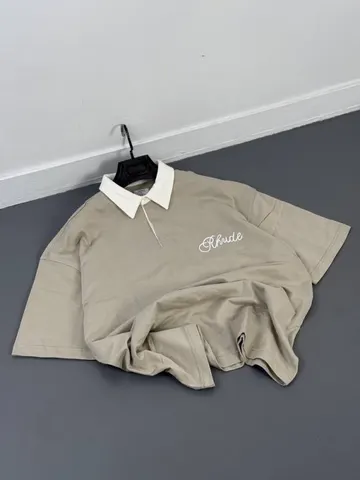 تیشرت مردانه کرم طرح RHUDE کد 218271