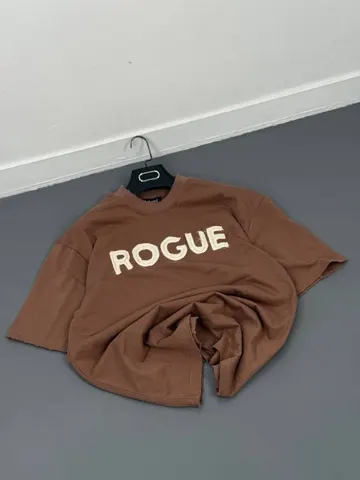 تیشرت مردانه طرح ROGUE قهوه ای کد 2181141