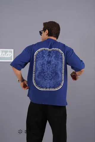 تیشرت مردانه چاپدار طرح شاهین REVENIE کد 600992