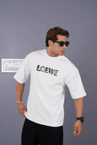 تیشرت مردانه طرح دار گلدوزی همهمه کد 601279