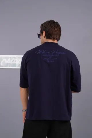 تیشرت مردانه طرح دار گلدوزی همهمه کد 6011100