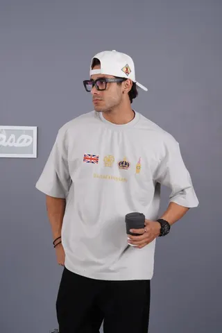 تیشرت مردانه طرح دار گلدوزی کد 6009138