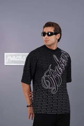 تیشرت مردانه طرح دار گلدوزی کد 6011117