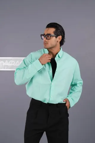 پیراهن مردانه آستین بلند ساده 601631